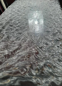 SILVER GRAY CHIFFON STYLE CURTAIN PANEL GOLD EMBROIDERED 102" LONG 56" WIDE - Picture 1 of 8