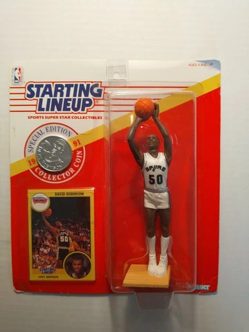 1991 Starting Lineup NBA David Robinson San Antonio Spurs Special Edition NIP Cover