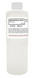 ALDON  Hydrochloric Acid Solution, 2M (7.3%), 500Ml - the Cur - Picture 1 of 12