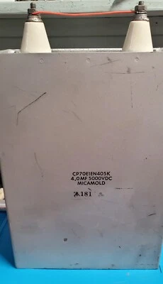 CP70E1EN405K 4.0MF 5000VDC微模电容器4uF 5KV 10cm × 20cm × 28cm — 第 1/4 张图片