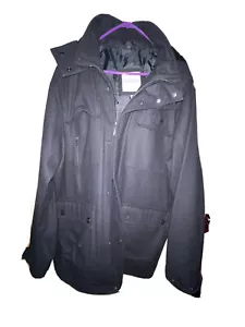 COOGI Wool Blend Mens 3XL Black Full Zip Snap Jacket - Picture 1 of 5
