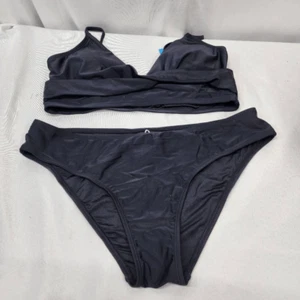 Traje de baño bikini Cupshe para mujer talla L negro 2 piezas - Imagen 1 de 6