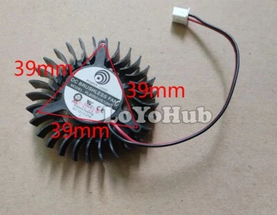Power Logic 5010 PLB05010S12H-3 Graphic Card Cooling Fan 12V 0.27A Sleeve 2-Pin - Image 1 of 4