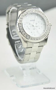Neu Trend Außergewöhnliche GuEsS Uhr Damen Silber Edelstahl Armband - Bild 1 von 5
