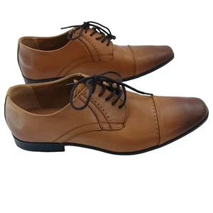 Bar III Mens Dress Shoes, Oxford, Tan, Ombre, 9M, Jadon Leather Business Prom - Picture 1 of 8