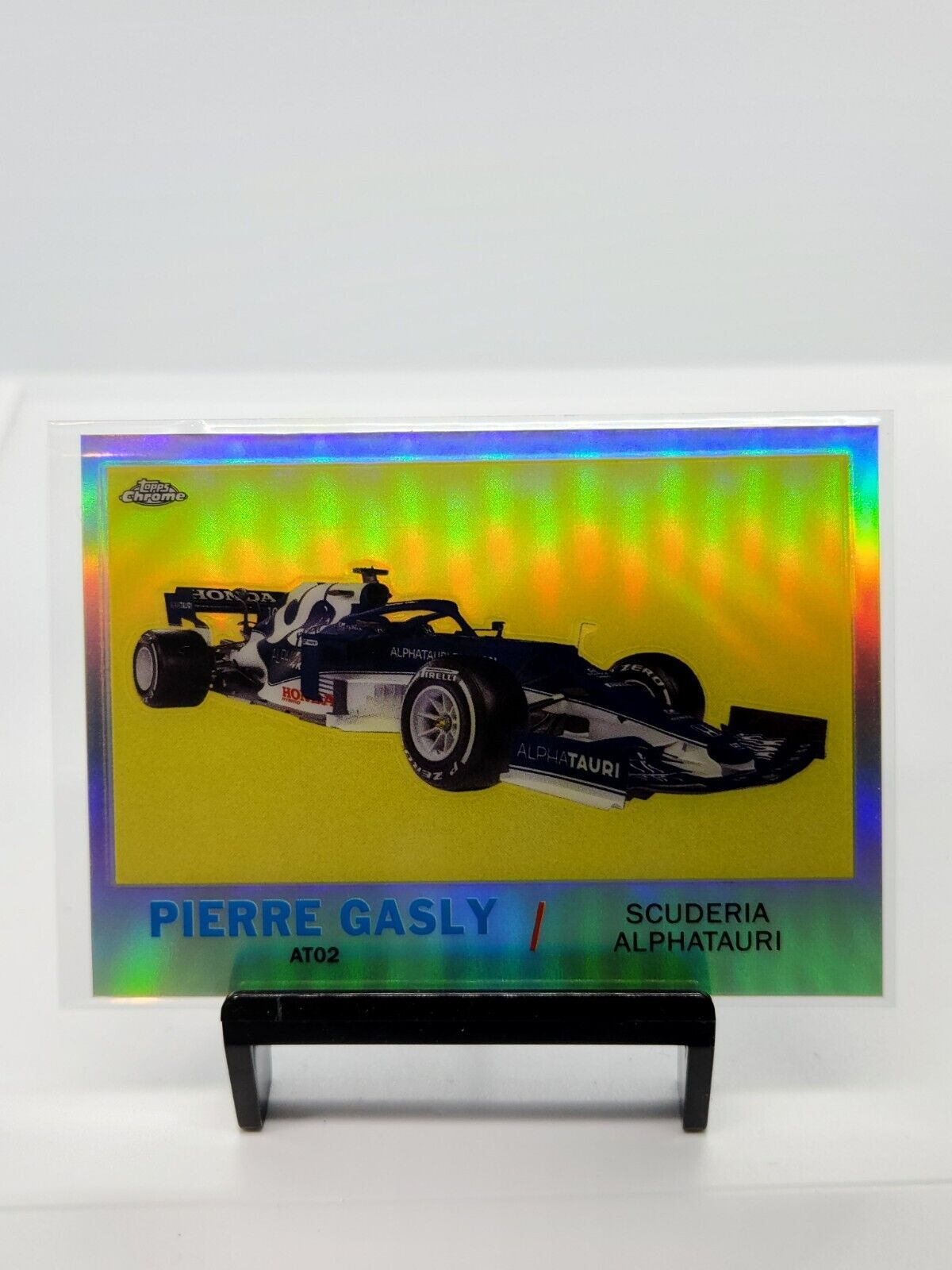 2021 Topps Chrome F1 Pierre Gasly 1961 Topps Sports Cars Refractor AT02 #T61-PG