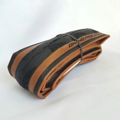 Rennrad Reifen Continental Grand Prix 5000 28 Zoll 25-622 Braune Flanke Vintage  - Bild 1 von 3