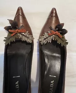 UNIQUE Prada Kitten Heel Pump - Picture 1 of 5
