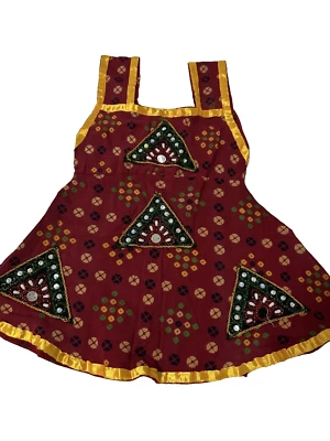 Set of Two Lehenga Choli Ghagra Dresses Indian girls Party Ethnic Wear 2- 3 Yrs - Image 1 of 4