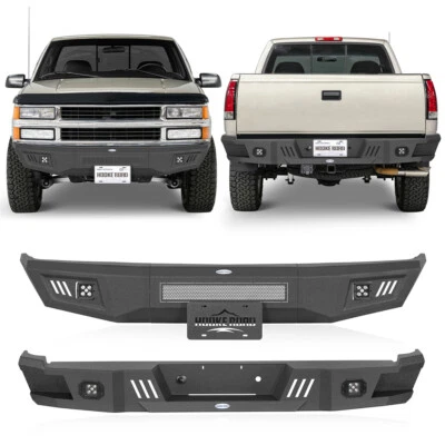 Refuerzo de parachoques delantero + trasero para Chevy C/K 1500 2500 Fleetside 1988-1998 Foto 1 de 4
