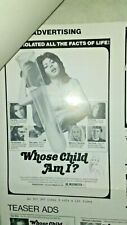 Whose Child Am I ? 1974 Press Book