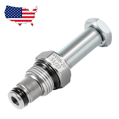 For Size 08 (1/2″Hole) Solenoids SV08-20-0-N-00 Spool Valve, 2-Way, 6 GPM - Image 1 of 4