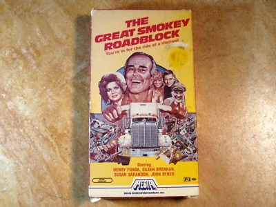 ВИДЕОКАССЕТА THE GREAT SMOKEY ROADBLOCK HENRY FONDA 1-Е ИЗДАНИЕ ВЫПУСК 1984 МЕДИА - Изображение 1 из 4