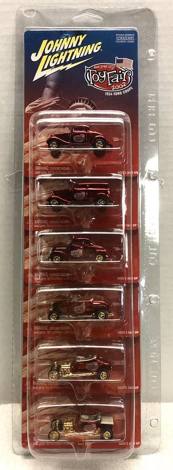 Johnny Lightning New York, 2002 Toy Fair Exclusive Coup set of 6 - 1:64 - NM. - Image 1 of 4