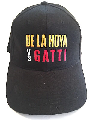 Oscar de la Hoya vs. Arturo Gatti Vintage Baseball Boxing Fight Cap Brand New - Image 1 of 2