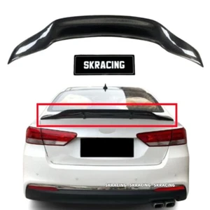 Fits Kia Optima 2016-2020 Real Carbon Fiber Rear Trunk Duckbill Spoiler Wing - Bild 1 von 17