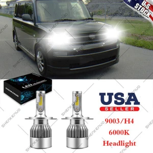 Para Scion XB 2004 2005 2006 2 piezas 6000K 9003 H4 faros LED bombillas de haz alto/bajo - Imagen 1 de 11