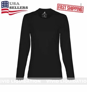 BSN SPORTS Damen Phenom Langarm T-Shirt - Gr. XL schwarz - neu mit Etikett - Bild 1 von 4