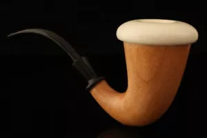 Pipa de espuma de mar Calabash XL - madera de caoba viene con estuche de bolsillo personalizado 13669 - Imagen 1 de 10
