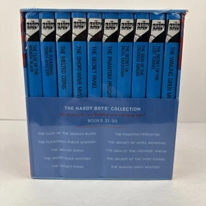 The Hardy Boys Collection Mystery Books 21-30 Book Box Set Franklin W. Dix - Imagen 1 de 8