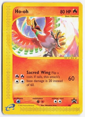 Ho-oh Promo WoTC Promo 52/53 LP Foto 1 de 2