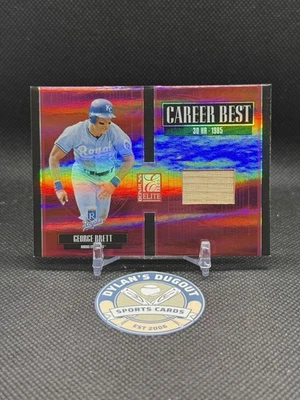 Donruss Elite 2005 - Career Best George Brett #CB-12 rojo/250 reliquia de murciélago Foto 1 de 2