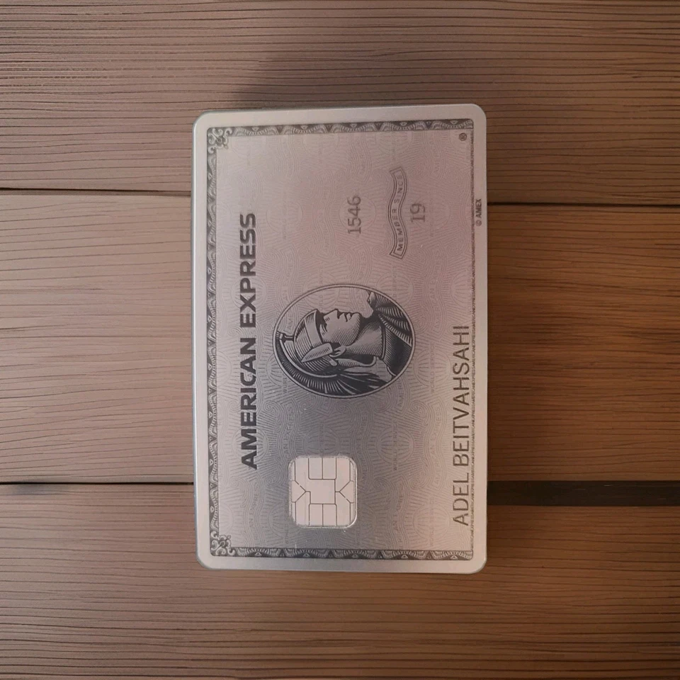 Tarjeta de metal platino amex. cancelado. coleccionable. Foto 1 de 1
