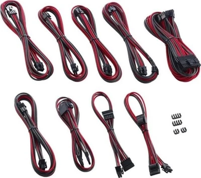 CableMod PRO ModMesh C-Series AXi, HXi & RM Cable Kit -carbon/rot,Kabel/Kabelset - Bild 1 von 4
