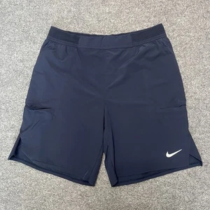 Nike Court Dri-Fit Mens Navy Blue Standard Fit Tennis Training Shorts XL - Picture 1 of 5