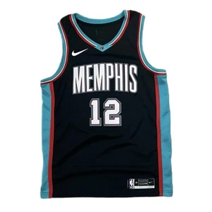 Used Nike Ja Morant Memphis Grizzlies 2020-21 Black HWC Size Large Jersey - Picture 1 of 4