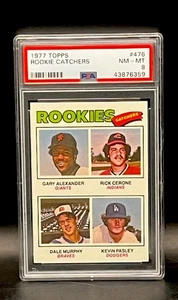 Dale Murphy 1977 Topps #476 RC PSA 8 Rookie Catchers MLB Centered Baseball Card! - Bild 1 von 2