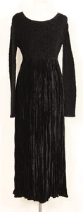 HENRI BENDEL New York Stunning Long Black Cocktail Dress SZ 6 - Picture 1 of 8