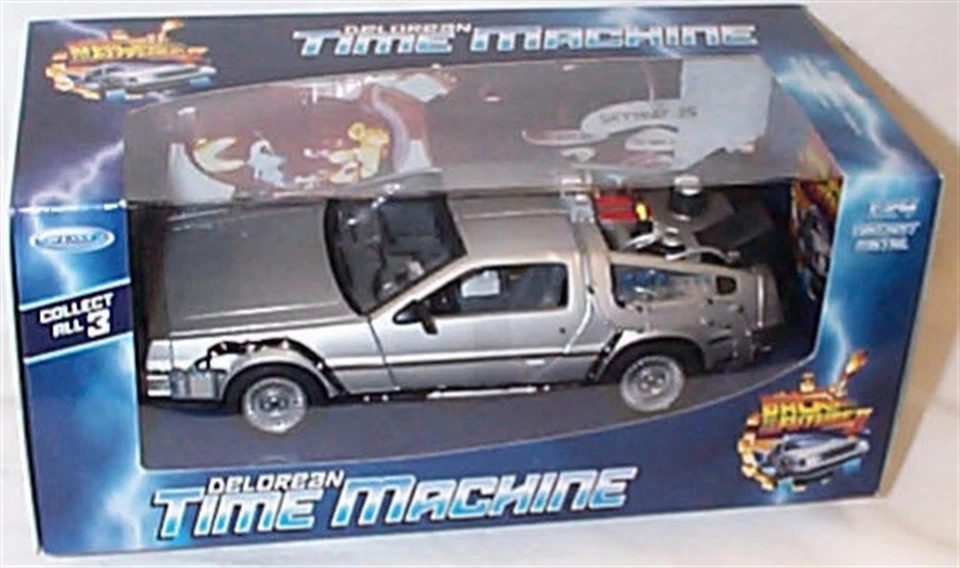 Welly Diecast 1:24 Delorean Time Machine Modelo Regreso al Futuro 3 - 4173 Nuevo Foto 1 de 1