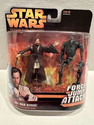 * Star Wars La Venganza de los Sith Obi-Wan Kenobi Super Battle Droid Figura Hasbro Foto 1 de 3