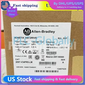 2097-V34PR5-LM NEW Factory Sealed Kinetix 350 Servo Drive US Free Tax # - Picture 1 of 4