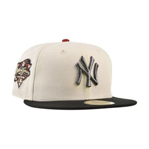 New Era x Nigel Sylvester ComplexCon NY Yankees Men's Fitted Hat Chrome White - Picture 1 of 5