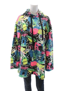 Balenciaga Womens Oversized Hoodie Multi Colored Cotton Size Extra Extra Small - Picture 1 of 6