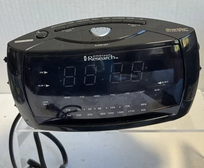 Reloj despertador Emerson Research CKS3048 SmartSet digital AM/FM probado funciona Foto 1 de 4