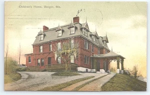 Postcard Childrens Home Bangor Maine posted - Picture 1 of 3
