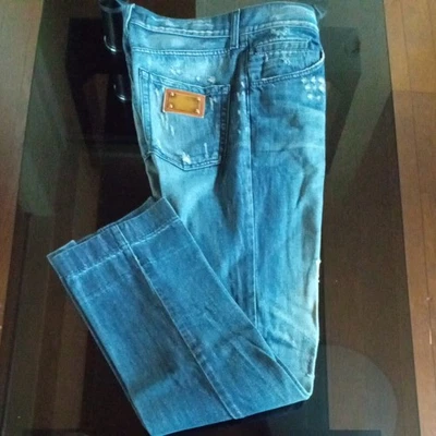 Hombre Ropa DOLCE&GABBANA DOLCE GABBANA Dolgaba Denim Dañado De Colección Foto 1 de 4