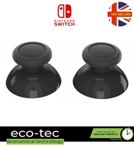 2x Black OEM Replacement Analog Thumb Stick for Nintendo Switch Pro Controller - Picture 1 of 5