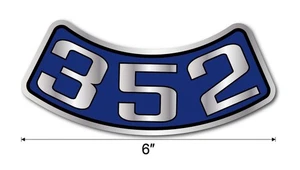 NEW 352 Air Cleaner Decal Bumper Sticker for Ford Classic FOMOCO USA - Picture 1 of 5