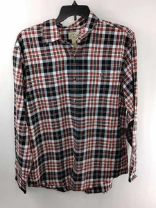 Camisa a Cuadros Blue Mountain Para Hombres Lg Multicolor Con Botones Manga Larga Con Bolsillo - Imagen 1 de 3