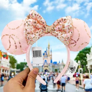 Disney-Resort Best Day Ever rosa Minnie Maus Ohren Schleife Stirnband Disneyland - Bild 1 von 7