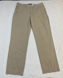 Vintage Polo Ralph Lauren Classic Fit Chino Cotton Pants Mens Sz 36X34 Beige - Picture 1 of 10