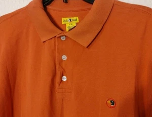 Vintage Duck Head Polo Shirt Orange Large 90s Duck Golf Preppy Classic - Picture 1 of 4