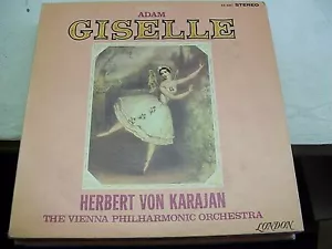 Adam: Giselle-Herbert Von Karajan-LP-Gatefold-London ffrr-CS6251-VG++ - Imagen 1 de 1