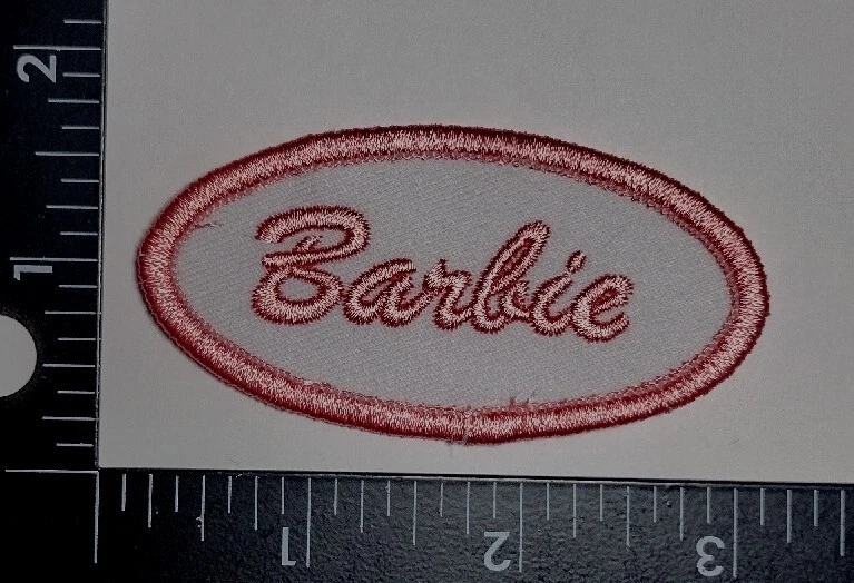 Parche de Barbie bordado hierro en parche de calidad envío rápido con Trk# PBK-11 Foto 1 de 1