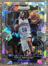 2021-2022 Panini Prizm Cole Anthony Dejounte Murray Cracked Ice Error Card
