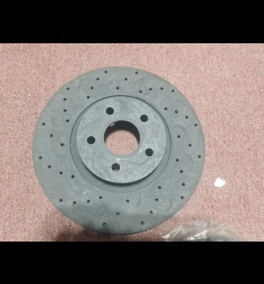 Hawk Performance HTC4896 Talon Cross Drilled And Slotted Brake Rotors Set - Image 1 of 4